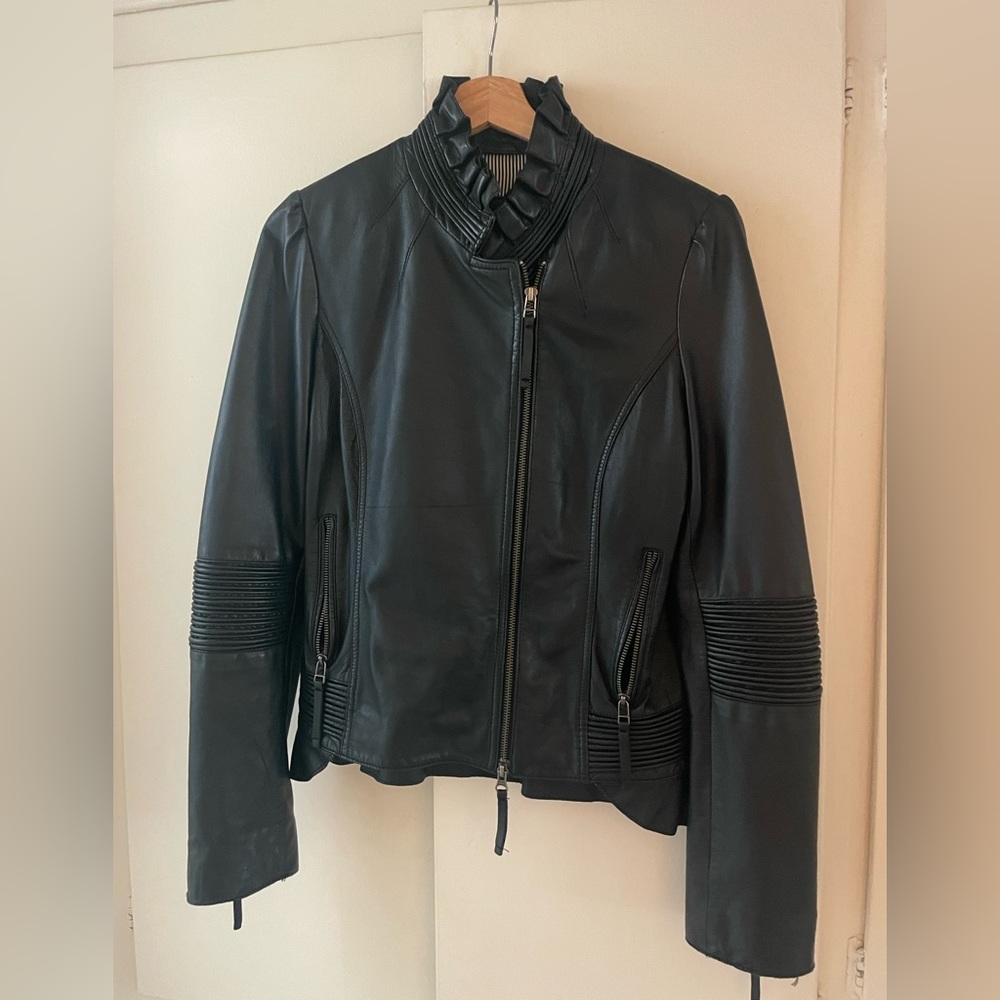 Rococo Leather Jacket - image 3